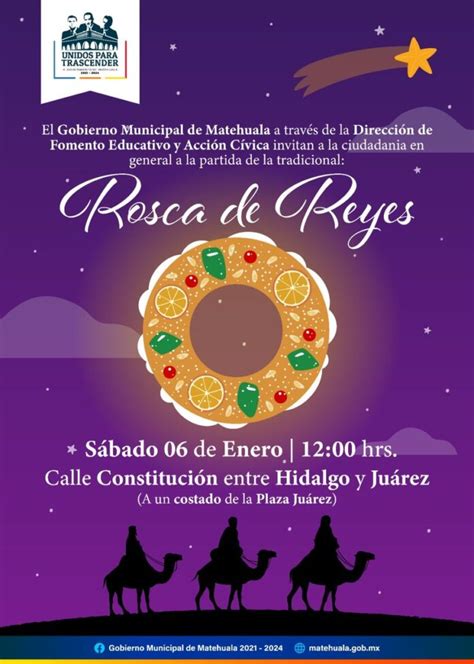 Gobierno De Matehuala Invita A Tradicional Partida De Rosca De Reyes