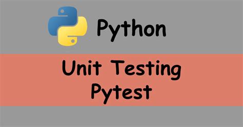 Python How To Start Unit Tests With Pytest Technical Feeder