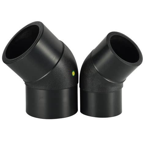 45 Degree Elbow Hope Hot Melt Pipe Fittings DN63 Effective Length 63mm