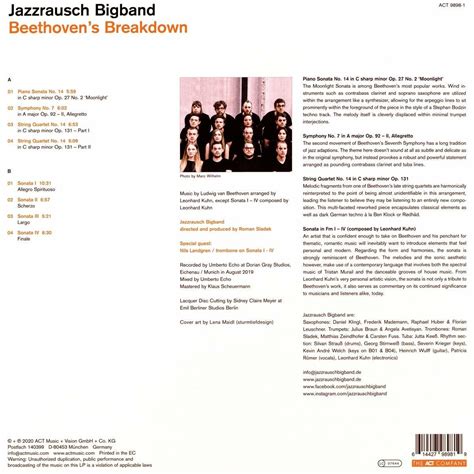 Jazzrausch Bigband Beethoven S Breakdown 2020 Lp Act Music 180gr Sifir Plak