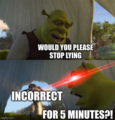 Shrek For Five Minutes Imgflip