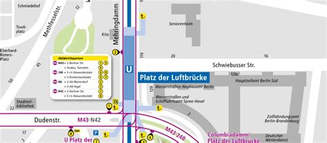 U Platz Der Luftbr Cke Haltestelleninfo Bvg