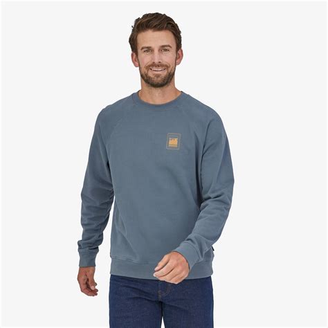 Patagonia Mens Alpine Icon Regenerative Organic Cotton Crew Sweatshirt