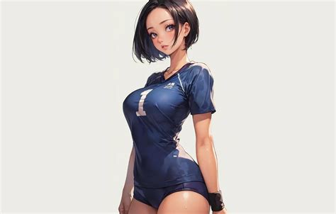 Обои girl hot sexy ass anime short hair pretty butt на телефон и рабочий стол раздел