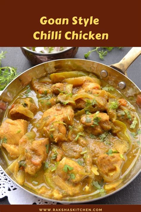 Goan Chilli Chicken Raksha S Kitchen