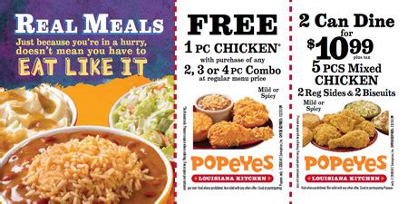 Popeye’s Chicken Canada Coupons | Canadian Freebies, Coupons, Deals ...