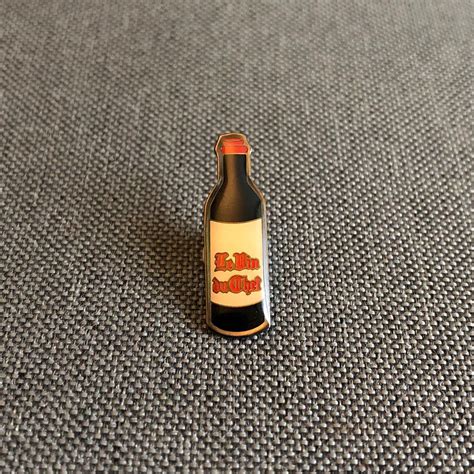 French Enamel Pin Vintage Wine Bottle Lapel Badge Etsy Vintage Wine