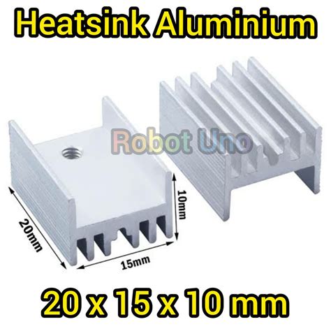 Jual Heatsink Aluminium X X Mm Pendingin Cooling Sirip Shopee