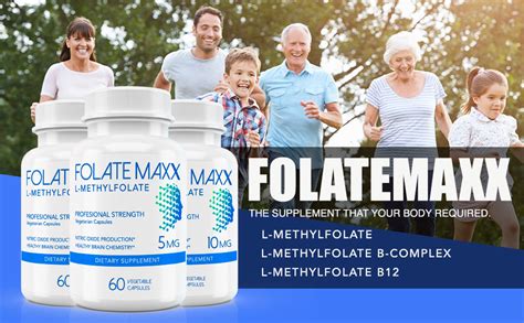 Amazon Folatemaxx L Methylfolate B Methylcobalamin Blend Mg