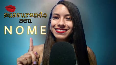 ASMR PORTUGUÊS SUSSURRANDO o SEU NOME De quem adquiriu meu e book