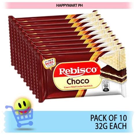 Rebisco Chocolate Cracker Sandwich G Each Pack Of Lazada Ph