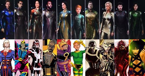 Marvel's Eternals First Look at Angelina Jolie & Cast in Costume