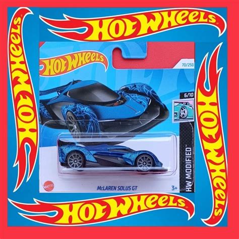 HOT WHEELS McLAREN SOLUS GT HW MODIFIED NEUF EMBALLAGE D ORIGINE EUR