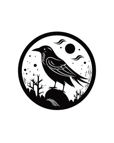 crow bird logo 24603886 Vector Art at Vecteezy