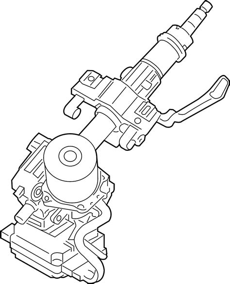 Hyundai Santa Fe Sport Steering Column Upper Z Hyundai