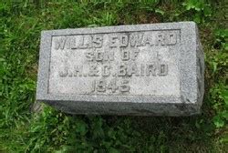 Willis Edward Baird Memorial Find A Grave