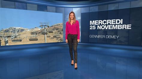 Gennifer Demey Météo M6 le 25 11 2020 Les Caps de TomA