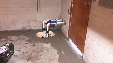 Woods Basement Systems Inc Before And After Photo Set Leaking Ofallon Il Basement Fitted