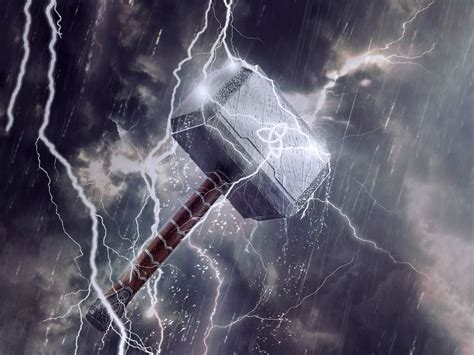 Thor Hammer Lightning