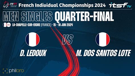 Ledoux Vs Dos Santos Lote Quarter Final Ffft Individual