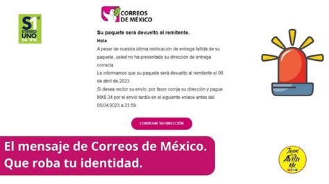 Cuidado Con Los Mensajes Falsos De Correos De M Xico C Mo