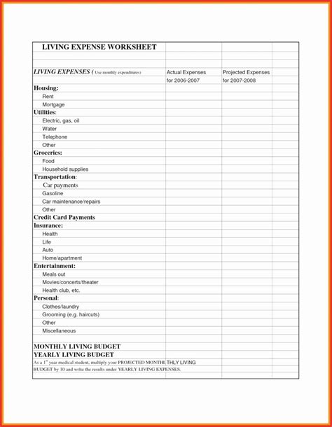 Apartment Expenses Spreadsheet Printable Spreadshee apartment expenses ...