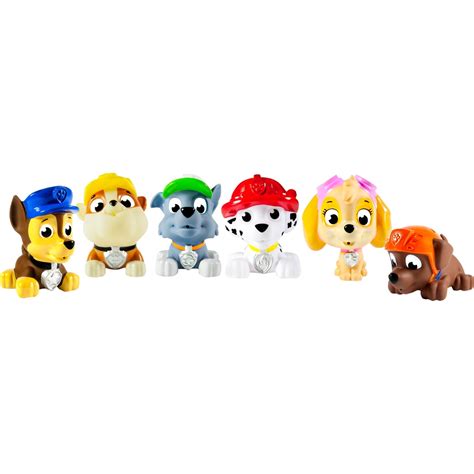 Nickelodeons Paw Patrol Chase Marshall Rubble And Skye Squirt Toy