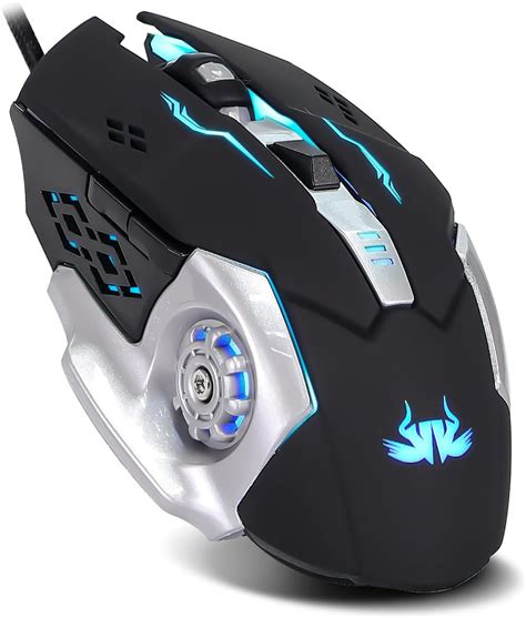 Mouse Gamer Dpi Sensor Laser Ptico Es Profissional Led Rgb