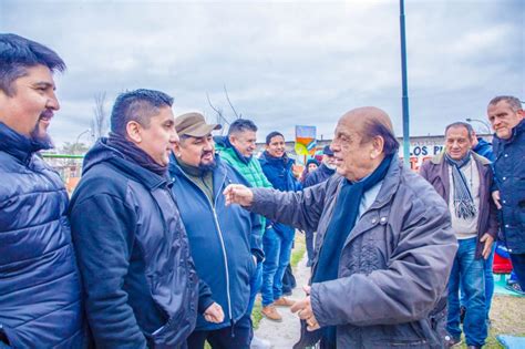 Un sector de la plaza Eva Perón ahora se llama Paseo Concejal Jorge