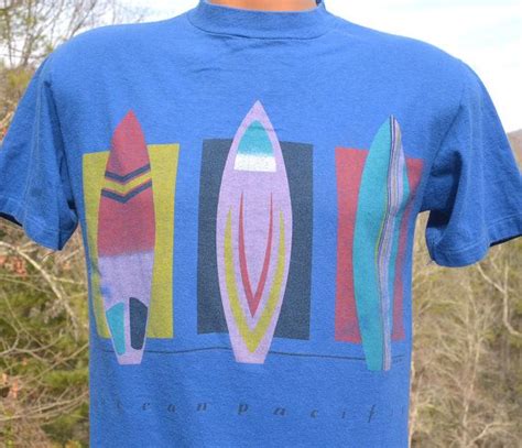 Vintage 80s T Shirt Op Ocean Pacific 1984 Surf Tee Medium Etsy Shirts Surf Tee T Shirt