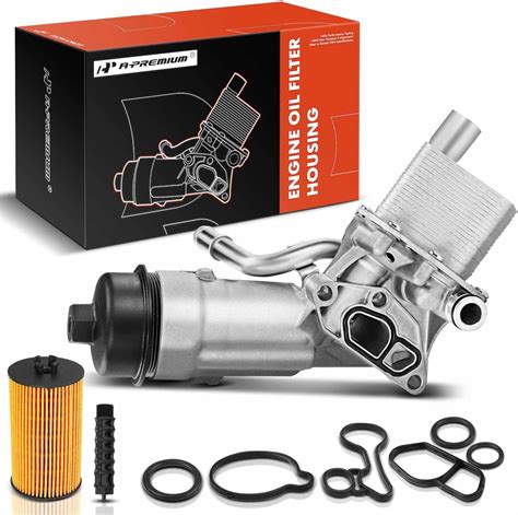 A Premium Engine Oil Cooler And Oil Filter Housing Assembly Adapter Wgaskets