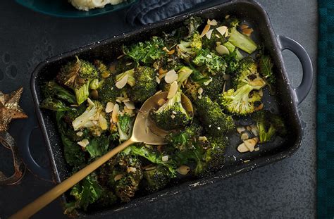 Roasted Kale And Broccoli Christmas Side Dishes Tesco Real Food