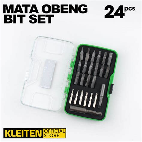 Kleiten Mata Obeng Set Bit Pcs Magnet Mini X Line Magnetic