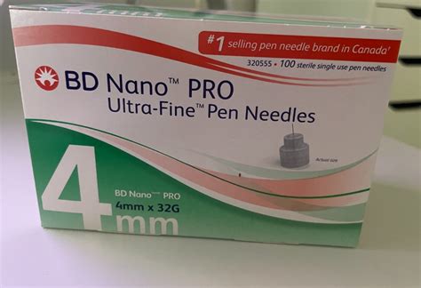 Bd Nano Pro Ultra Fine Pen Needles Health Nutrition Medical