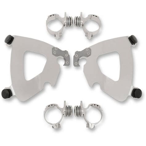 Memphis Shades Trigger Lock Mount Kit For Gauntlet Fairing Polished