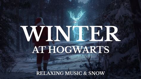 1 Hour Christmas Winter At Hogwarts Relaxing Music Snow Harry