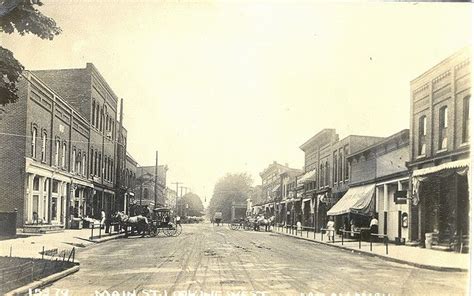 Milan Mi Possible Pesha Photo Downtown Main Street View 1915 Rppc