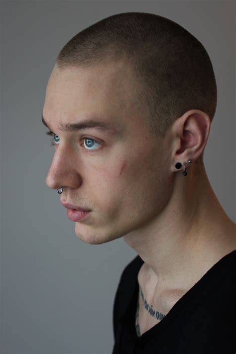 Male Model Face Male Face Russian Male Model Buzz Cut For Men Bald