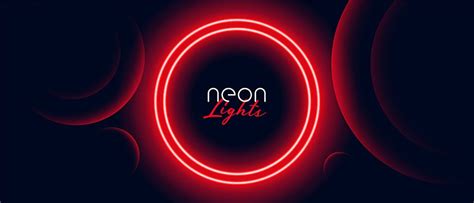 Neon Circle Frame Neon Frame Retro Frame Light Frame Png Transparent