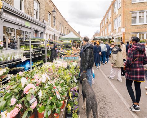Columbia Road Flower Market in London