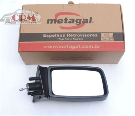 Espelho Retrovisor Gol Original Metagal C Controle Interno Lado