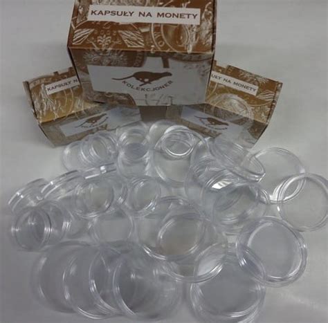 Kapsle na monety Kolekcjoner 37 mm 10 szt cena | Coin24.pl