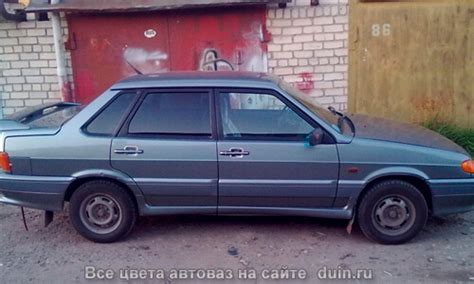 ВАЗ 2115 цвет Кварц (код 630) серый | Авто