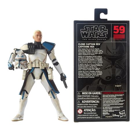 Action Figures Star Wars The Black Series Clone Captain Rex Toys