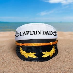 Captain Hat Yacht Hat Custom Name Captain Hat Nautical Captain Hat ...