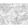 Lillian August Luxe Haven Calcutta And Metallic Silver Faux Marble Peel