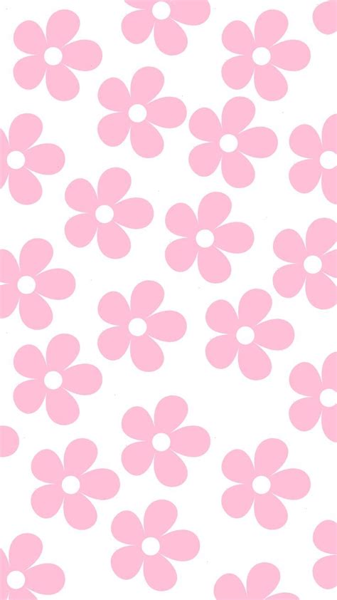 Basic Pink Floral | Pink wallpaper backgrounds, Iphone wallpaper girly ...