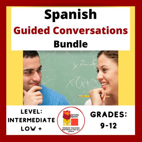 Spanish Guided Partner Conversations 8 Themed Activities Specialty Spanish