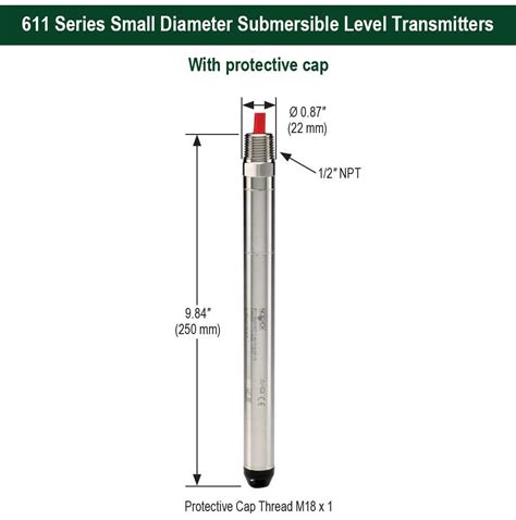 Noshok Submersible Level Transmitters Small Diameter Noshok Series