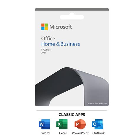 Buy Microsoft Office Home And Business For Pc Mac Transferable